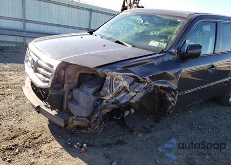 2013 Honda Pilot Exl из США, поврежденный, VIN 5FNYF4H50DB004811